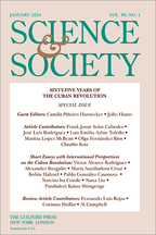 Science & Society - Executive Editor: Julio HuatoEditor Emeritus: David Laibman