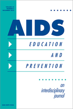 AIDS Education and Prevention - Editor: Francisco S. Sy, MD, DrPHUniversity of Nevada, Las Vegas